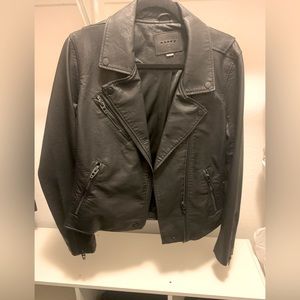 BLANKNYC Faux Leather Moto Jacket with matte black hardware. Women’s size large.